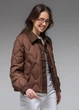 Демісезонна жіноча куртка ультралегка весна-осінь Viva Wear модель 9011 коричневий S 9011-1 - зображення 5
