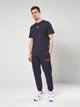 Футболка хлопковая длинная мужская Puma Essentials Foundation 69291216 S New Navy (4069161719646) - изображение 3