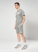 Шорты хлопковые короткие мужские Puma Essentials Graphics 69179003 L Medium Gray Heather (4069161973949) - изображение 3