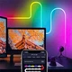 Умная гибкая неоновая светодиодная лента Neon LED RGB-IC с Bluetooth USB и синхронизацией музыки 5 метров Водостойкий смарт гибкий неон SMD5050 с пультом и блютуз приложением 5 вольт совместимость с Авто ТВ ПК - изображение 5
