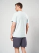 Футболка хлопковая длинная мужская Puma Essentials Foundation 68253348 2XL Fresh Water (4069161713774) - изображение 2
