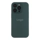 Чохол-накладка скляний матовий із захистом камери Matte AG-Glass для iPhone 14 Pro Green - зображення 1