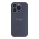 Чохол-накладка скляний матовий із захистом камери Matte AG-Glass для iPhone 15 Pro Max Graphite Black - зображення 1