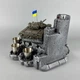 Подарунковий набір для горілки з танком "Т-72Б" металева фляга 300 мл + стопки Ручна робота PA_1073_1 - зображення 4