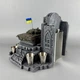 Подарунковий набір штоф з годинником "Т-72Б" | Металева фляга 300 мл + стопки PA_1076_1 - зображення 3