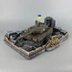 Штоф сувенірний ручної роботи з деталізованим танком "Leopard 2A6" (без посуду) | Підставка для стопок та пляшки PA_1168 - зображення 2