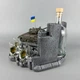 Комплект чарок із графином для горілки з танком "Т-72Б" пляшка + стопки з вставками ручної роботи PA_1073_3 - зображення 4