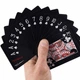Карты игральные покерные черные пластиковые SP-Sport Poker 3466-1 54 карты Black-Red - изображение 4