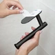 Держатель для туалетной бумаги клеящийся из нержавеющей стали BSS-1 BLACK - изображение 6