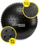 Мяч для фитнеса (фитбол) Cornix 55 см полумассажный Anti-Burst XR-0458 Black - изображение 7