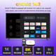 ТВ приставка H96MAX M2 Plus Android 14, TV Box 8K 4/32GB - зображення 3