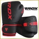 Професійні боксерські рукавички для боксу та єдиноборств RDX F6 Kara Matte RED 10 унцій + КАПА - зображення 1
