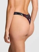 Женские трусики Victoria's Secret (28261994764) Logo Cotton Shine High-Leg Thong L черные - изображение 2