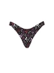 Женские трусики Victoria's Secret (28261994764) Logo Cotton Shine High-Leg Thong L черные - изображение 3
