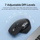 Беспроводная мышь Rapoo MT760 PRO NearLink + Bluetooth, 12K DPI, 9 кнопок, 120 дней работы - изображение 3