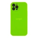 Чохол Silicone Case Full Size with Frame для iPhone 12 Pro Max 32.Green - изображение 1