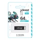 Флешка ЮСБ Wibrand 64 GB Chameleon,USB Flash Drive 2.0 пам'ять 64 Гб Black - изображение 2