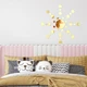 Зеркальный декор акриловый самоклеющийся золото 33шт Sticker Wall SW-00002499 - изображение 5