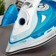 Утюг ROTEX RIC-C Ultra Glide Plus с керамическим покрытием 2800 Вт с вертикальным отпариванием синий (36) - изображение 5