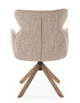 Krzesło do kuchni i salonu Halmar Obrotowe Beżowe Jasny orzech V-CH-K/585-KR-C.BEŻOWY/J.ORZECH (5905248136571) - obraz 7