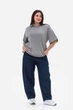Футболка UNO сірого кольору 2XL (3044043) - изображение 4