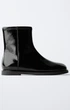 Дитячі демісезонні лаковані черевики для дівчинки Zara 36 Чорні (26021809G) - изображение 1