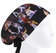 Медична шапочка жіноча HeadwearUniverse універсальна принт Фредді Мерк'юрі на чорному - зображення 1