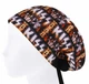 Медична шапочка жіноча HeadwearUniverse універсальна принт Kiss на чорному - зображення 3