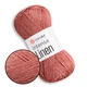 YarnArt Intense Linen, Квітковий нюд №4106 - пряжа льон з ліоцелем, 50 г / 175 м, для літніх топів і ажурних виробів - зображення 1