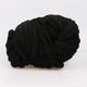 Lady Yarn Chunky Blanket, Черный BLACK - толстая плюшевая пряжа Чанки Бланкет, 300 г / 33 м, для пледов и объемных изделий - изображение 3