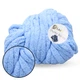Lady Yarn Chunky Blanket, Голубой SL1015 - толстая плюшевая пряжа Чанки Бланкет, 300 г / 33 м, для пледов и объемных изделий - изображение 1