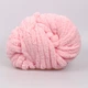 Lady Yarn Chunky Blanket, Нежно-розовый PL088 - толстая плюшевая пряжа Чанки Бланкет, 300 г / 33 м, для пледов и объемных изделий - изображение 3