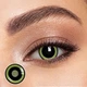 Чорні контактні лінзи ELITE Lens Небула Грін 2 шт - зображення 4