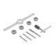 Набор плашек и метчиков Intertool M4-M8 10шт (SD-8025) - изображение 1
