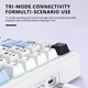 Ігрова Клавіатура AULA F75 MAX Blue-White Бездротова Механічна 2.4G/Bluetooth/USB type-c RGB Підсвічування З Підтримкою HOT-SWAP - зображення 5