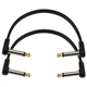 Кабель инструментальный D'ADDARIO PW-FPRR-206 Custom Series Flat Patch Cables (15cm) - изображение 1