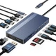 Док-станция Acasis DS-0202 14-in-1 HDMI USB Ethernet Серый (DB-2396) - изображение 2