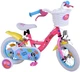 Rower dziecięcy Volare Peppa Pig 12" z koszykiem Różowy (8715347212086) - obraz 1