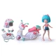Ігровий набір 4SF MANGA DOLLS серії "Hello Kitty" – КРАСУНЯ ПІНК НА СКУТЕРІ (з аксес.) - изображение 2