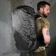 Рюкзак A21 тактичний великий військовий туристичний чорний - зображення 3