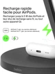 Зарядний пристрій бездротовий Belkin 3в1 Magnetic Pad Qi2 15Вт Чорний (WIZ032KQBK) - зображення 5
