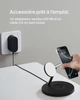 Зарядний пристрій бездротовий Belkin 3в1 Magnetic Pad Qi2 15Вт Чорний (WIZ032KQBK) - зображення 7