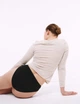 Набір жіночих трусиків з модалу Marks&Spencer High waisted High legs 18(46) 5 шт black 0208 - зображення 3