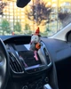 В'язаний гачком аксесуар для машини у вигляді опосума 14 см, іграшка амігурумі, підвіска в авто, брелок гачком - зображення 4