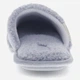 Жіночі домашні капці утеплені хутряні із закритим носком Levi`s Memory Foam 687236912 35.5-36.5 Блакитні (1159854802) - зображення 4
