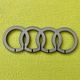 Значок задний логотип кольца для Audi A3, A4, A6, A7, A8, Q2, Q3, Q5, Q7, Q8, E-TRON ЧЕРНЫЙ МАТ 202 мм 4G9-853-742-2ZZ - изображение 10