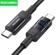 Кабель Rocoren Type-C PD 100w Quick Charge (с дисплеем) - изображение 1