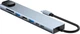 USB-хаб Dynamode 8-в-1 USB-Type-C to HDTV 4K/30Hz, RJ45, 1хUSB3.0, 1хUSB2.0, 1хUSB Type-C PD 100W Female, SD/MicroSD (BYL-2017L) - изображение 4