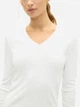 Лонгслив длинный женский GAP 853236433 S Белый (1159854774) - изображение 4