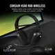 Наушники беспроводные Corsair HS80 RGB Wireless Carbon (CA-9011235) - изображение 5